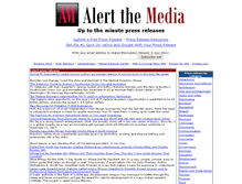 Tablet Screenshot of alert-the-media.com